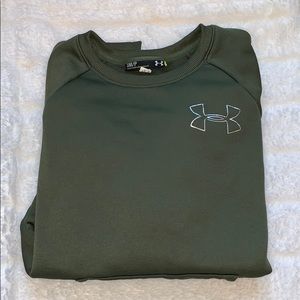 Army Green Under Armour Sweatshirt- Women’s Small